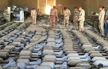 استهداف عناصر داعش الفارة بأسلحة التنظيم المصادرة