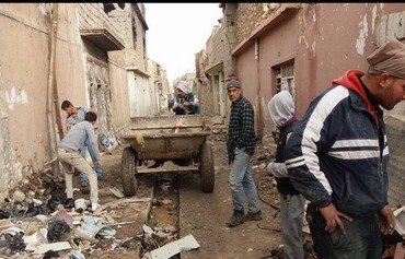 أهالي الموصل يطلقون مبادرة 'ثورة الدنابر'