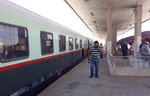 Réouverture de la gare de Falloujah avec le premier train en provenance de Bagdad