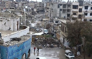 سوريا تبدأ عمليات الهدم في أحد أحياء دمشق