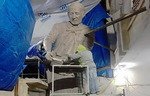 نحاتون من الموصل يعملون على إحياء معالم المدينة