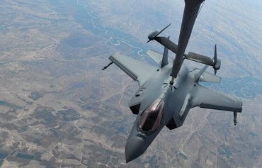 حملات هوایی ائتلاف به مخفی گاههای داعش در صلاح الدین
