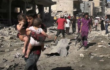 Syrian rights group slams Russia for civilian deaths