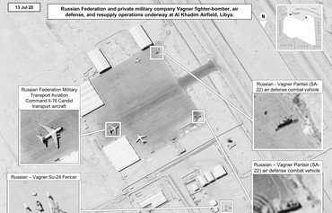 صور تظهر الجيش الروسي يقدم إمدادات لمجموعة فاغنر في ليبيا