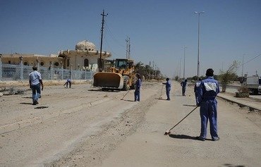 الحكومة العراقية تنظف الفلوجة من مخلفات الحرب