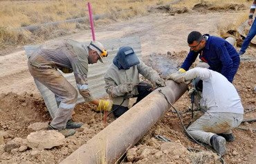 عراق خطوط لوله را از بقایای داعش محافظت می کند