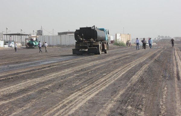 Roads are being rehabilitated in Maysaloon in central Fallujah. [Saif Ahmed/Diyaruna]