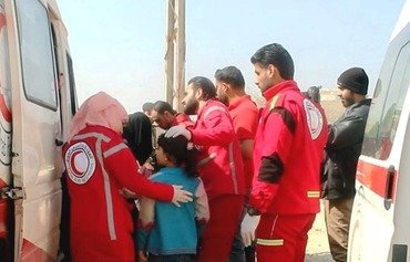 بدء إجلاء الجرحى والمرضى من الغوطة الشرقية