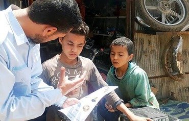 پلیس آزاد ادلب به غیر نظامیان در مورد خطرات بمبهای دست ساز هشدار داد