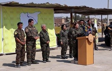 رونمایی نیروهای دموکراتیک سوریه از مرحله نهایی عملیات دیرالزور