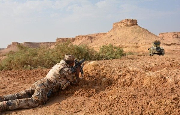 Western Anbar Desert Secured Against ISIS Joint Operations Command   15489 Iraq Anbar Soldier 600 384 