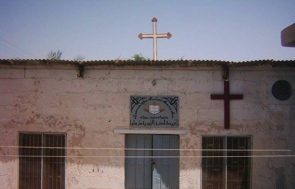 Christian families returned in January to visit the Church of St. Saoua and other Anbar churches. [Photo courtesy of al-Shabab Radio station in Ramadi]