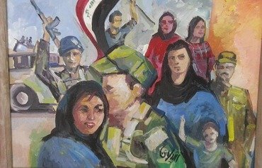 Iraqi artists show Mosul's suffering and hope