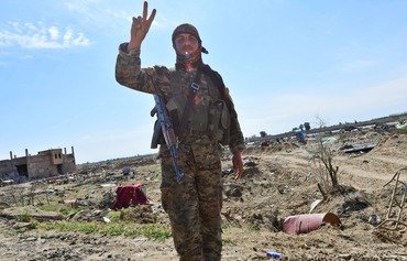 SDF declares '100% territorial defeat of ISIS'