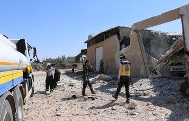 Les Casques blancs touchés par une frappe russe à Idlib