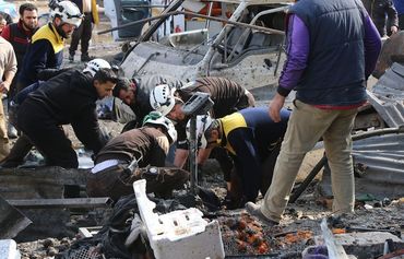 چندین غیرنظامی در حملات رژیم به بازار ادلب کشته شدند