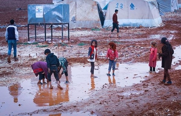 Rains, flooding inundate northern Syria camps