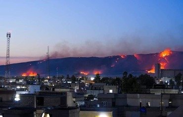 بازماندگان داعش زمین‌های کشاورزی نینوا را آتش زدند