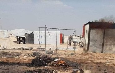 نساء داعش تحدث البلبلة في مخيم الهول