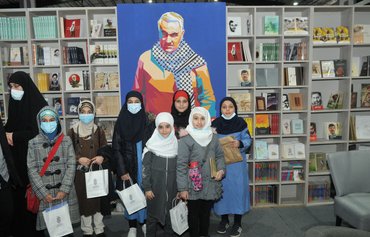 Pictures of Soleimani seep into Beirut book fair, angering many