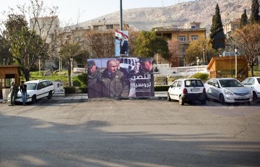 نصب بیلبوردهای حمایت از پوتین در سوریه: «اقدام تحریک‌آمیز غیرموجه»