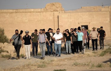 Tourists return to ancient city of Hatra in Ninawa province, Iraq