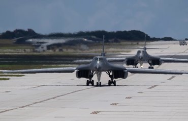 Low observability of B-1 bomber allows for rapid response to aggression